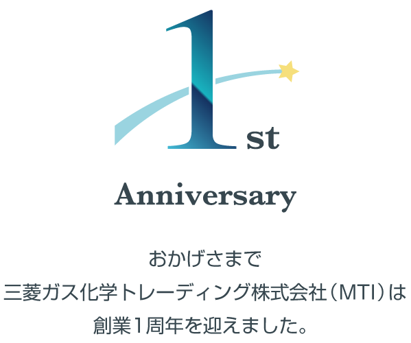 おかげさまで創業1周年